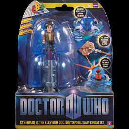 Cyberman vs The Eleventh Doctor Temporal Blast Combat Set – Doctor Who Action Figure Battle Pack by Character Options