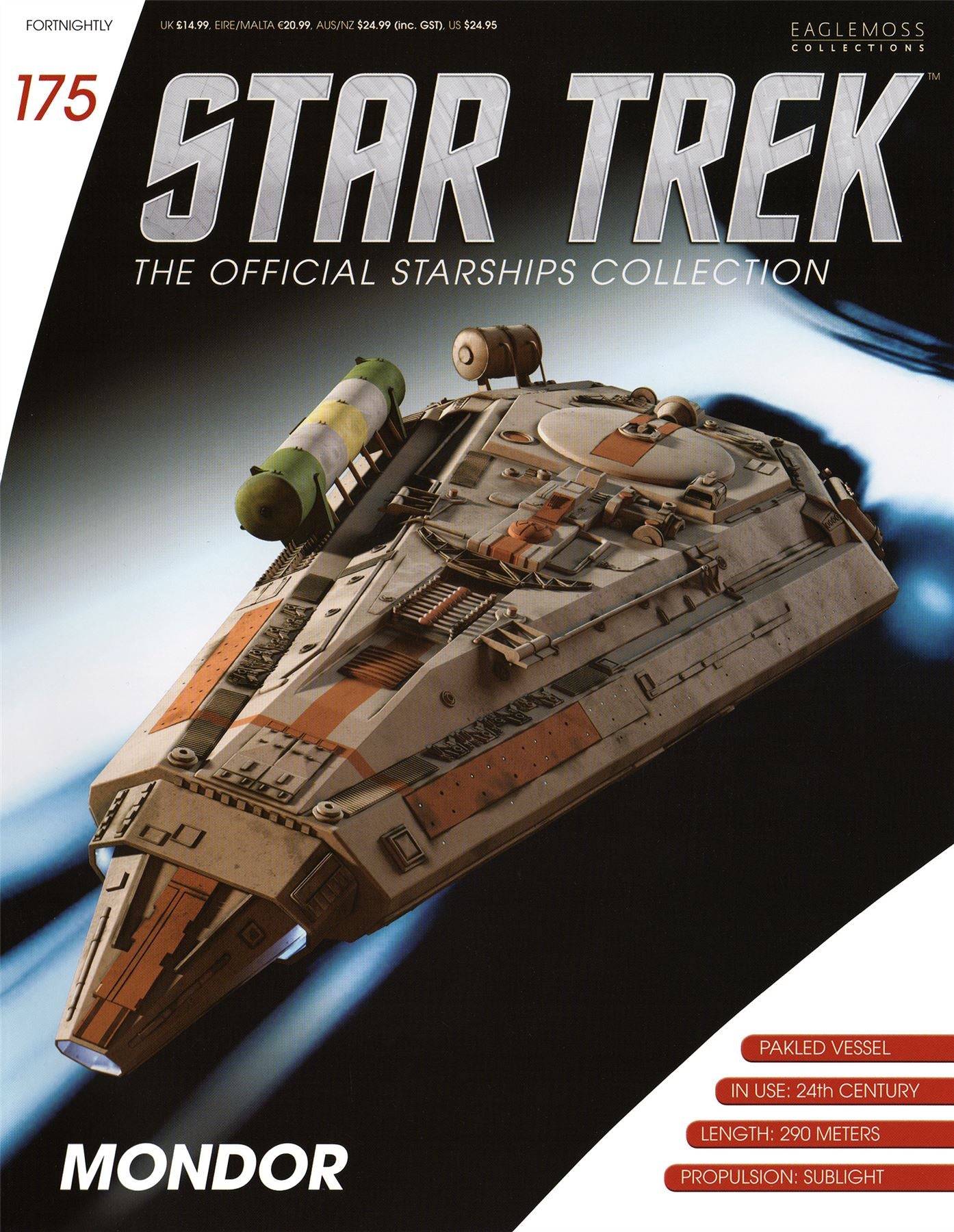 #175 Mondor Model Die Cast Ship (Eaglemoss / Star Trek)