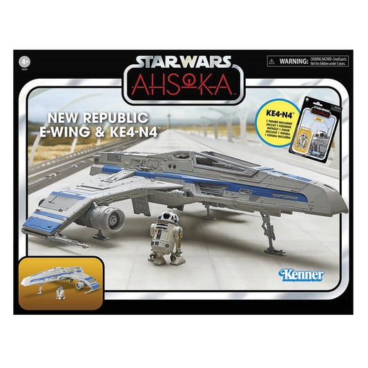 New Republic E-Wing & KE4-N4 G0359 Figure Set (Star Wars / Kenner: The Vintage Collection)