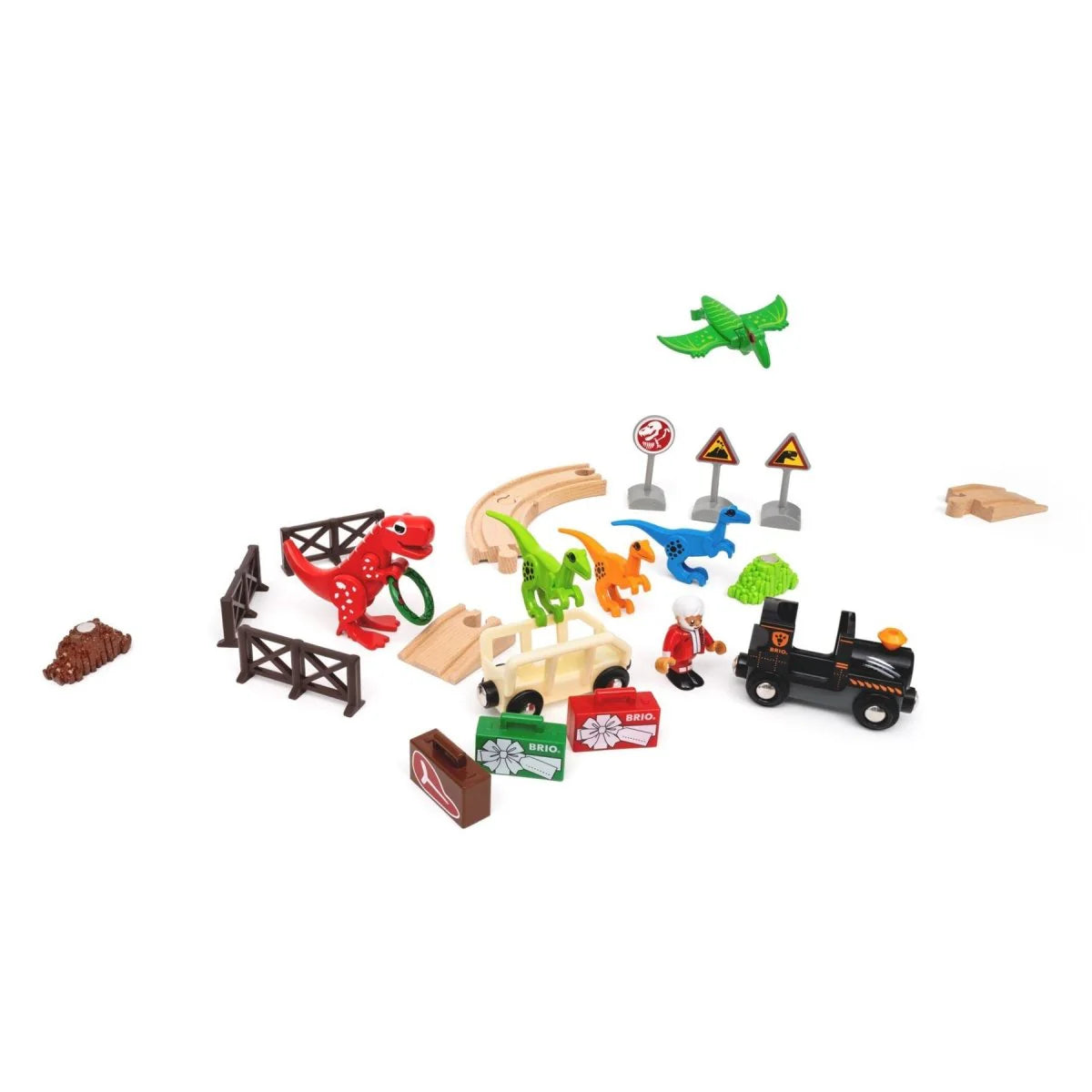 BRIO World Advent Calendar 2025 (36120) – FSC-Certified Beech Wooden Railway Christmas Countdown Set with Figures & Accessories