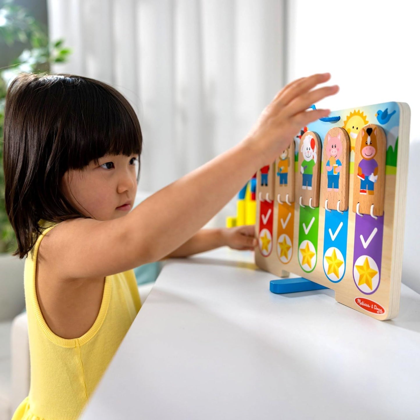 My Daily Routines Chart (Double-Sided with Flip Tabs) 50179 Morning & Nighttime Habits (Melissa & Doug)