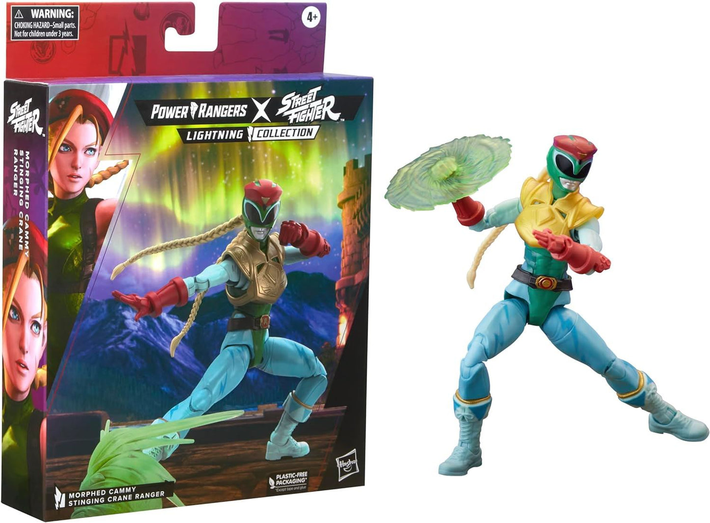 Power Rangers X Street Fighter Morphed Cammy Stinging Crane Ranger Action Figure