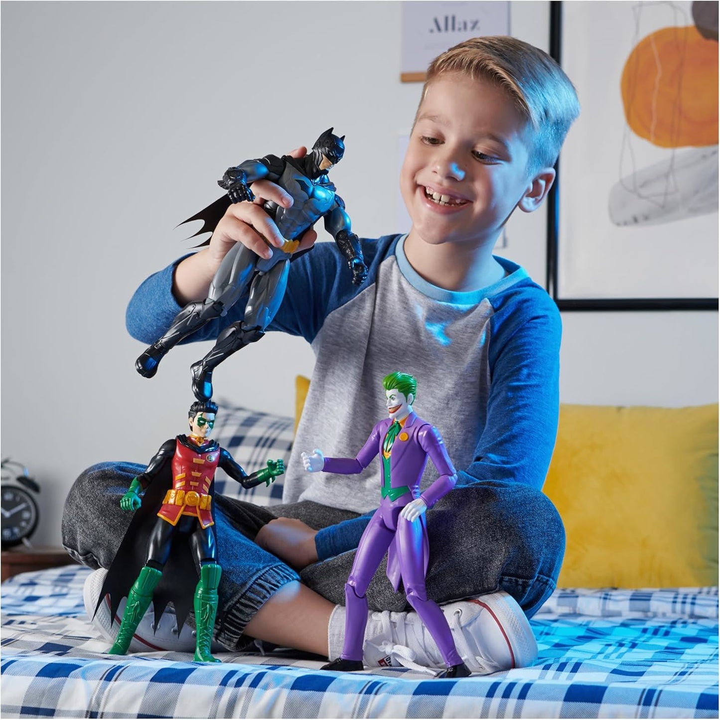 Batman & Robin vs The Joker 30 cm Action Figure 3-Pack – DC Comics Super-Heroes Set SM-6064967 by Spin Master