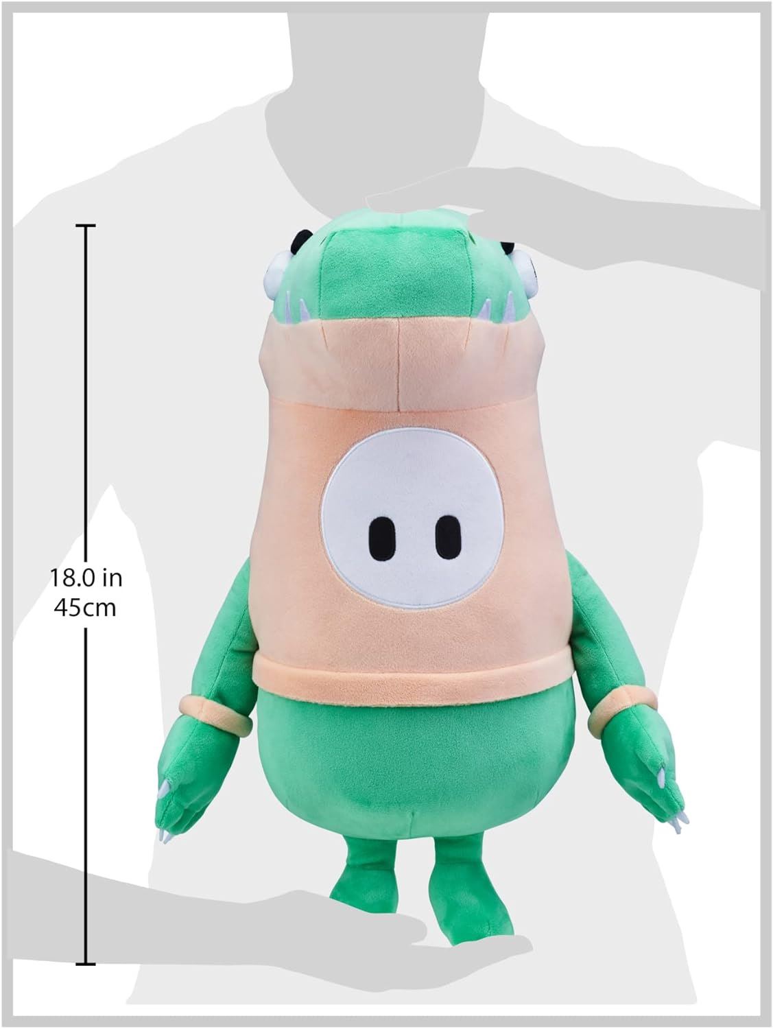 Fall Guys Raptor 18" Collectible Soft Plush Ultimate Knockout 62553 Moose Toys