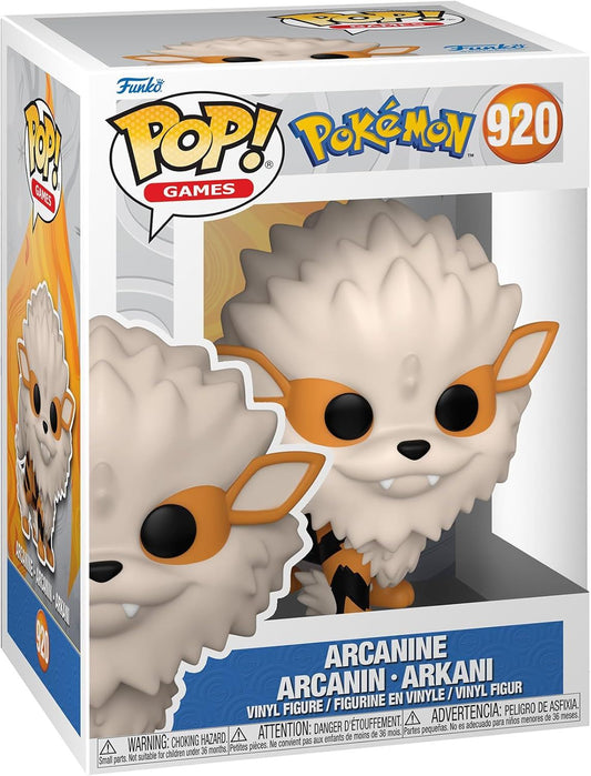 Arcanine #920 Pop! Vinyl Figure 69079 – Pokémon Funko Collectible 3.75″ Fire-Type Dog Pokémon Figure