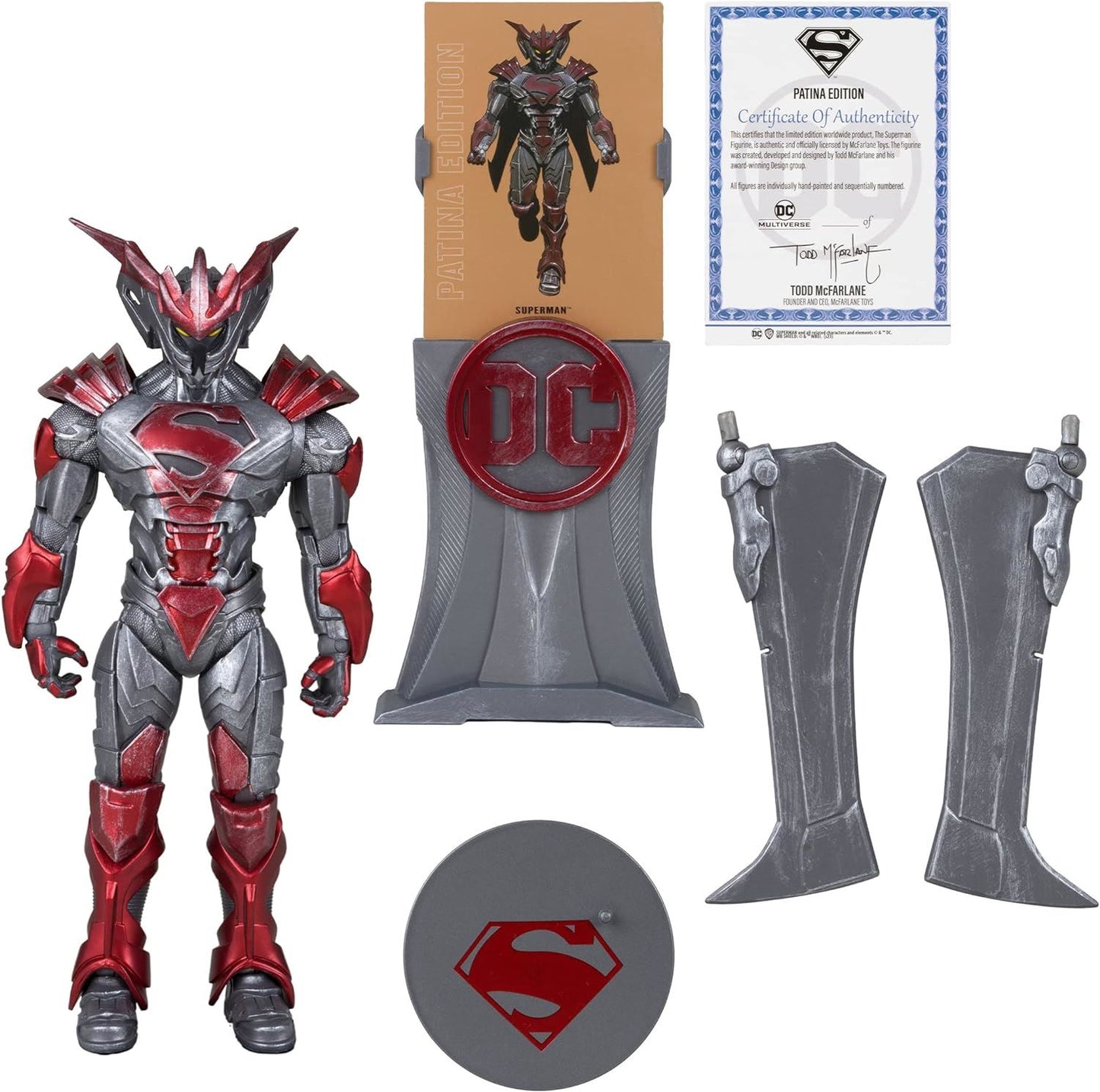 Superman Unchained Armor Patina Edition Gold Label Action Figure Ltd DC Comics
