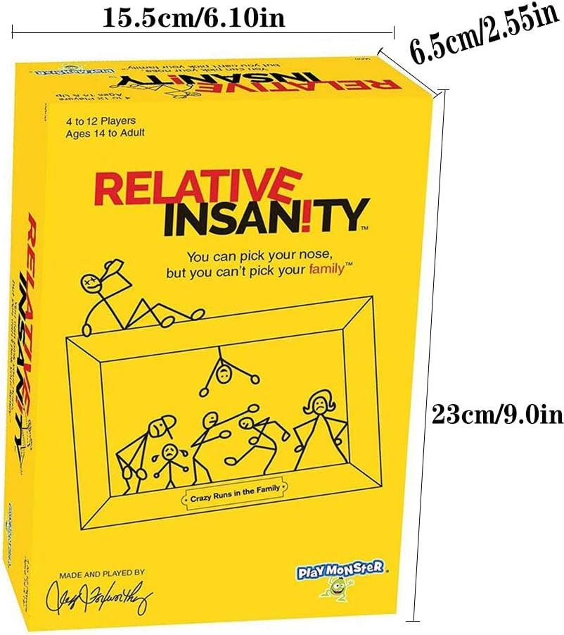Relative Insanity Family Card Game (Play Monster)