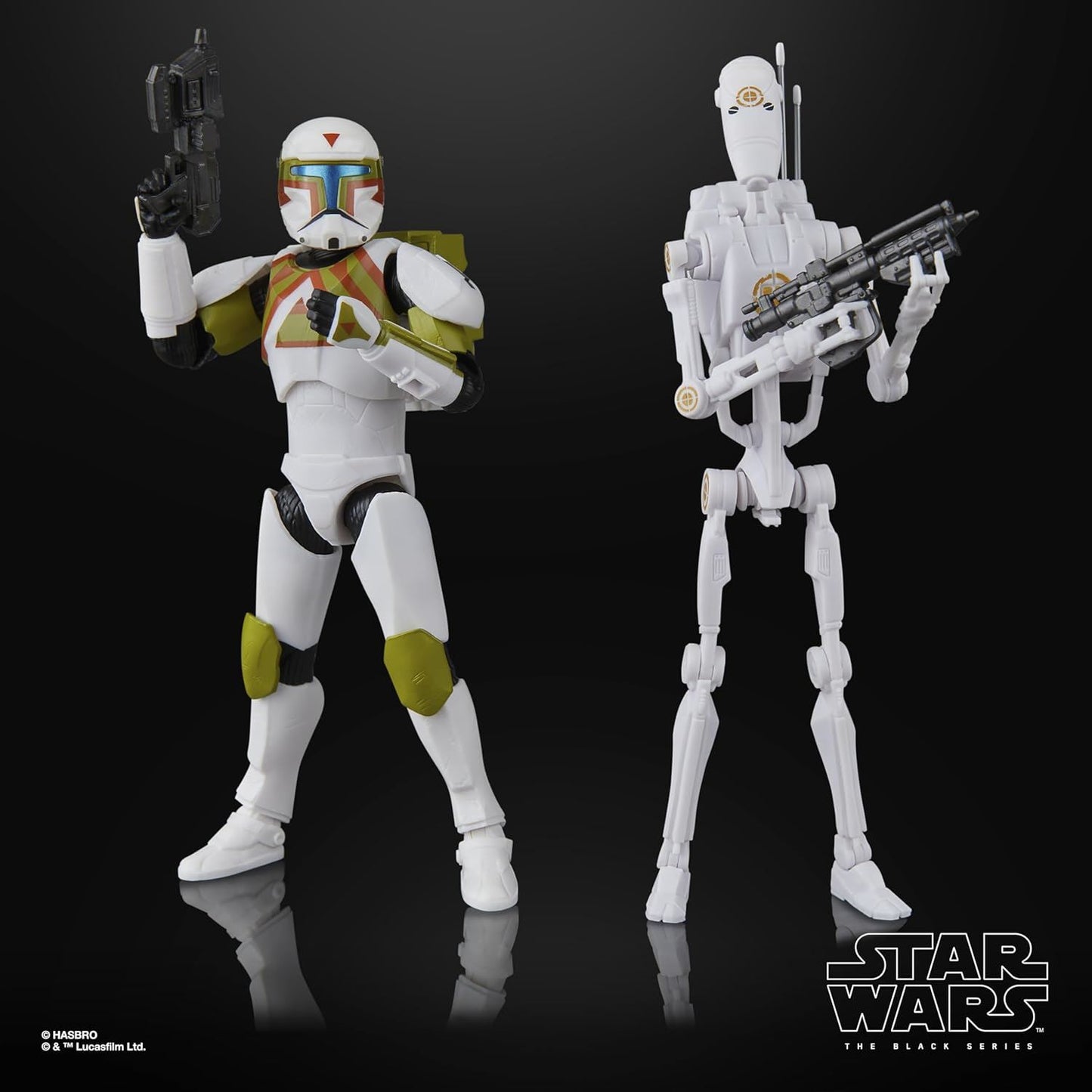 Clone Commando (Urban Fighter) & B1 Battle Droid (Training) 6″ Figure 2-Pack G1327 – Star Wars Black Series Battlefront II Set by Hasbro