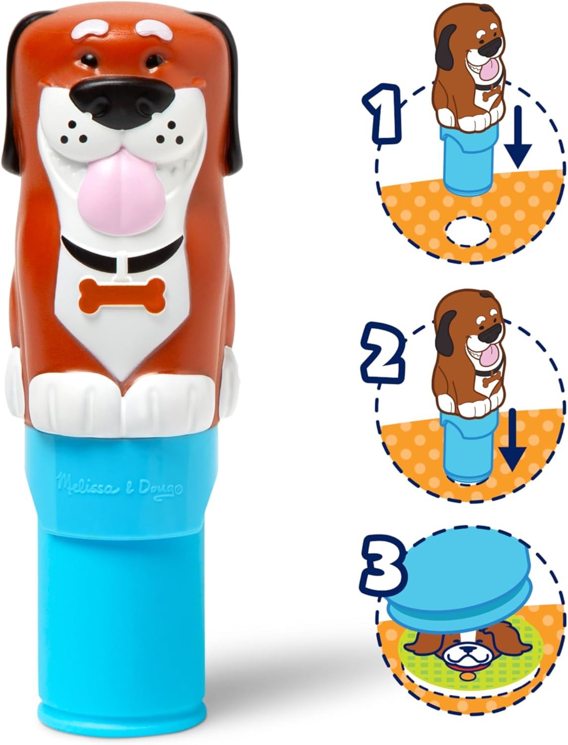 Sticker WOW! Dog Bundle 50706 Collectible Stamper, 500 Stickers, 2 Activity Pads (Melissa & Doug)