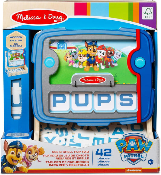 PAW Patrol Melissa & Doug See & Spell PUP Pad Age 4+ FSC Certified 33325