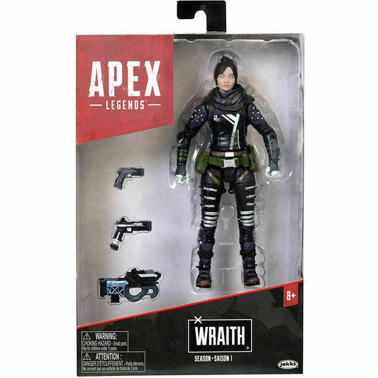 Apex Legends Wraith 6″ Action Figure – Poseable Battle Legend Hero Figure with Accessories (Collector Grade)