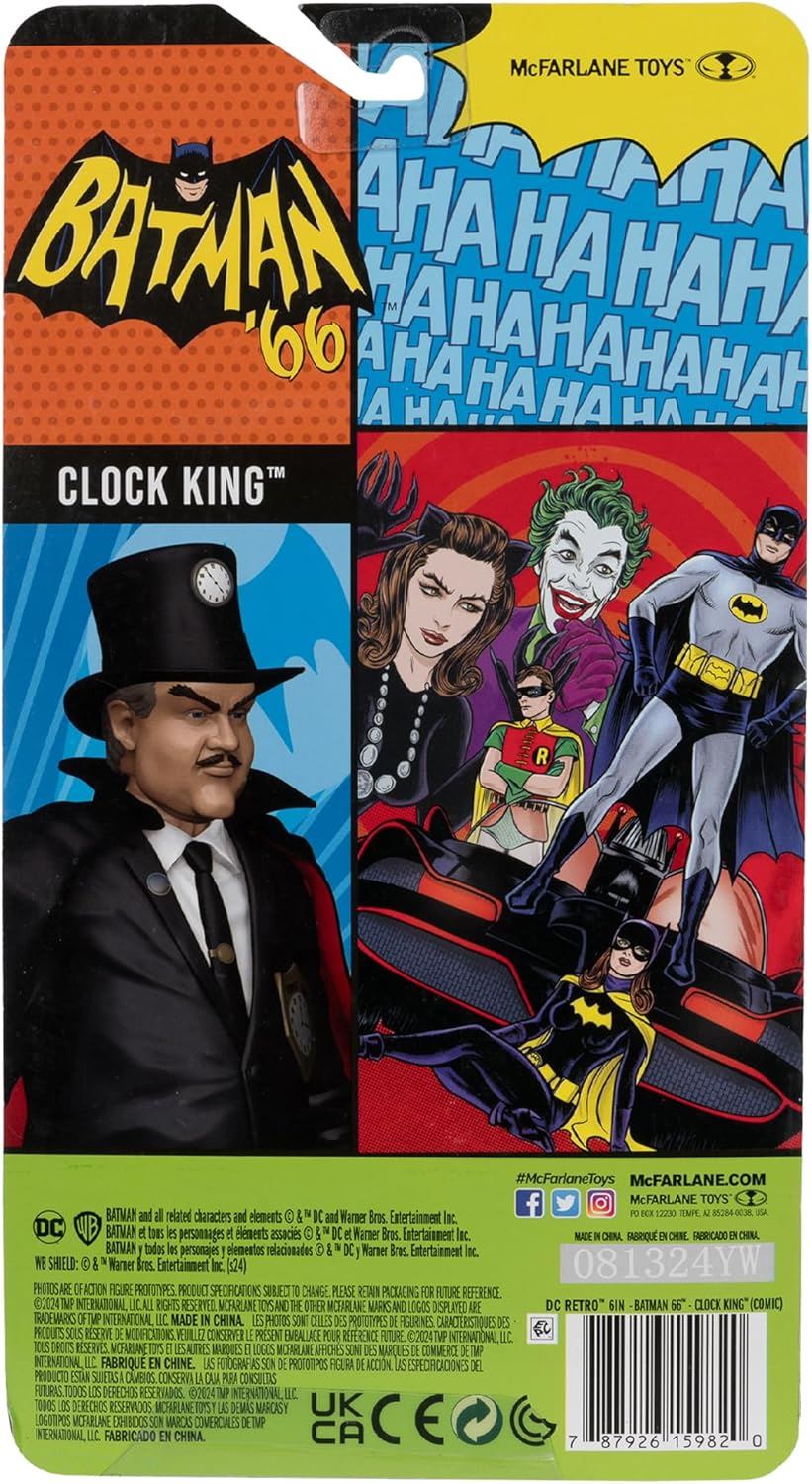 Clock King 6″ Action Figure – DC Retro Batman ’66 Wave 11 (McFarlane Toys) SM-15982