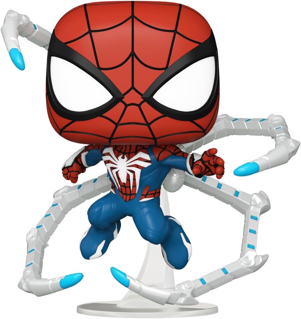 Peter Parker (Advanced Suit 2.0) #971 Pop! Vinyl Figure 76109 – Spider-Man 2 Funko Collectible 3.75″ Marvel Game Character Figure