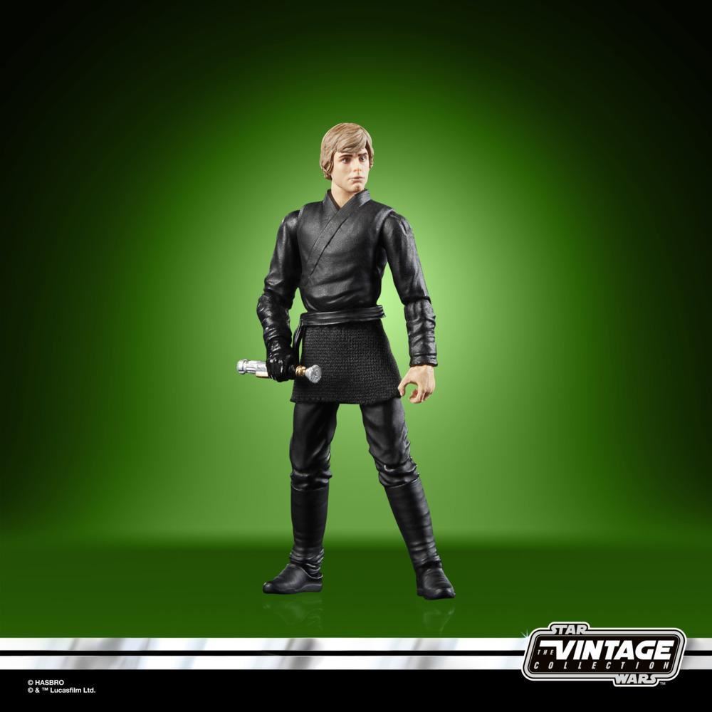 Luke Skywalker (Jedi Academy) 4″ Action Figure – Star Wars The Vintage Collection F8409 (The Book of Boba Fett) | Kenner-Style Figure by Hasbro