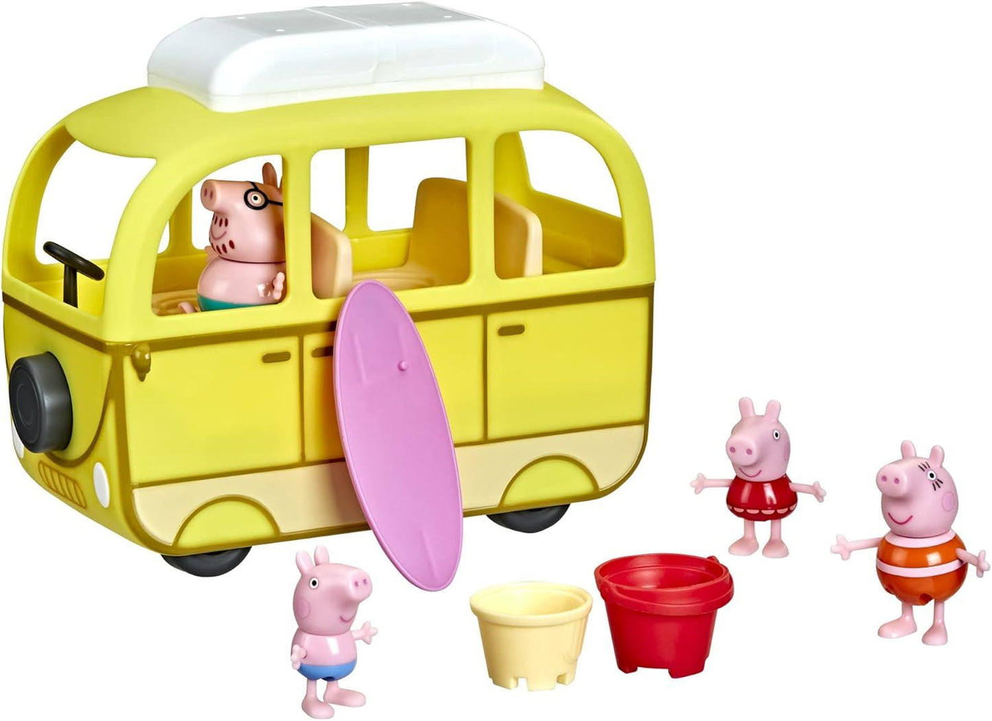 Peppa's Beach Campervan F3632 Vehicle Preschool Playset Toy (Peppa Pig)