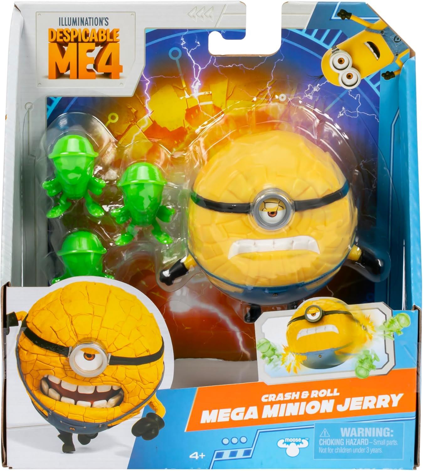 Crash & Roll MEGA MINION JERRY 59305 Action Figure (Despicable Me 4)