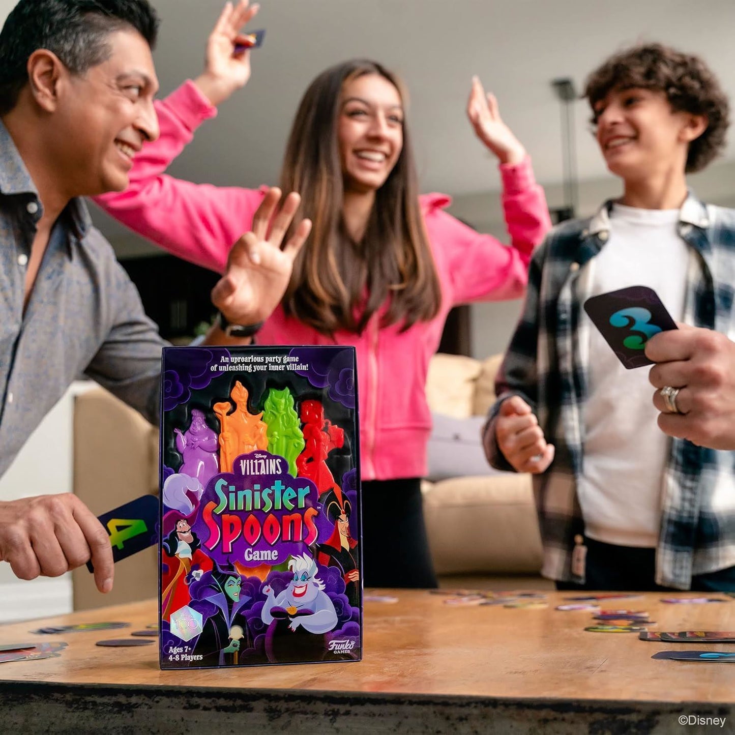 Funko Games Disney Villains Sinister Spoons Game Age 7+ 4-8 Players 72147