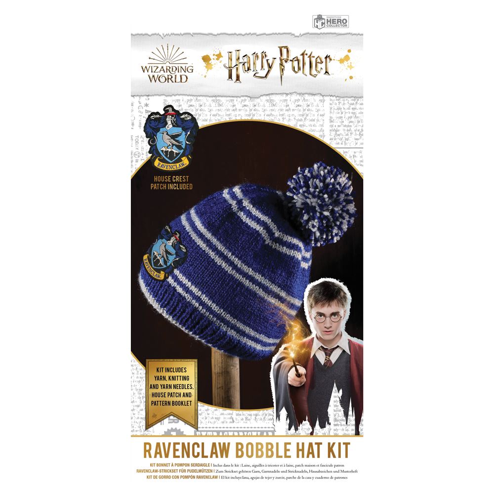 Ravenclaw Bobble Hat Knit Kit Beanie (Wizarding World / Harry Potter)