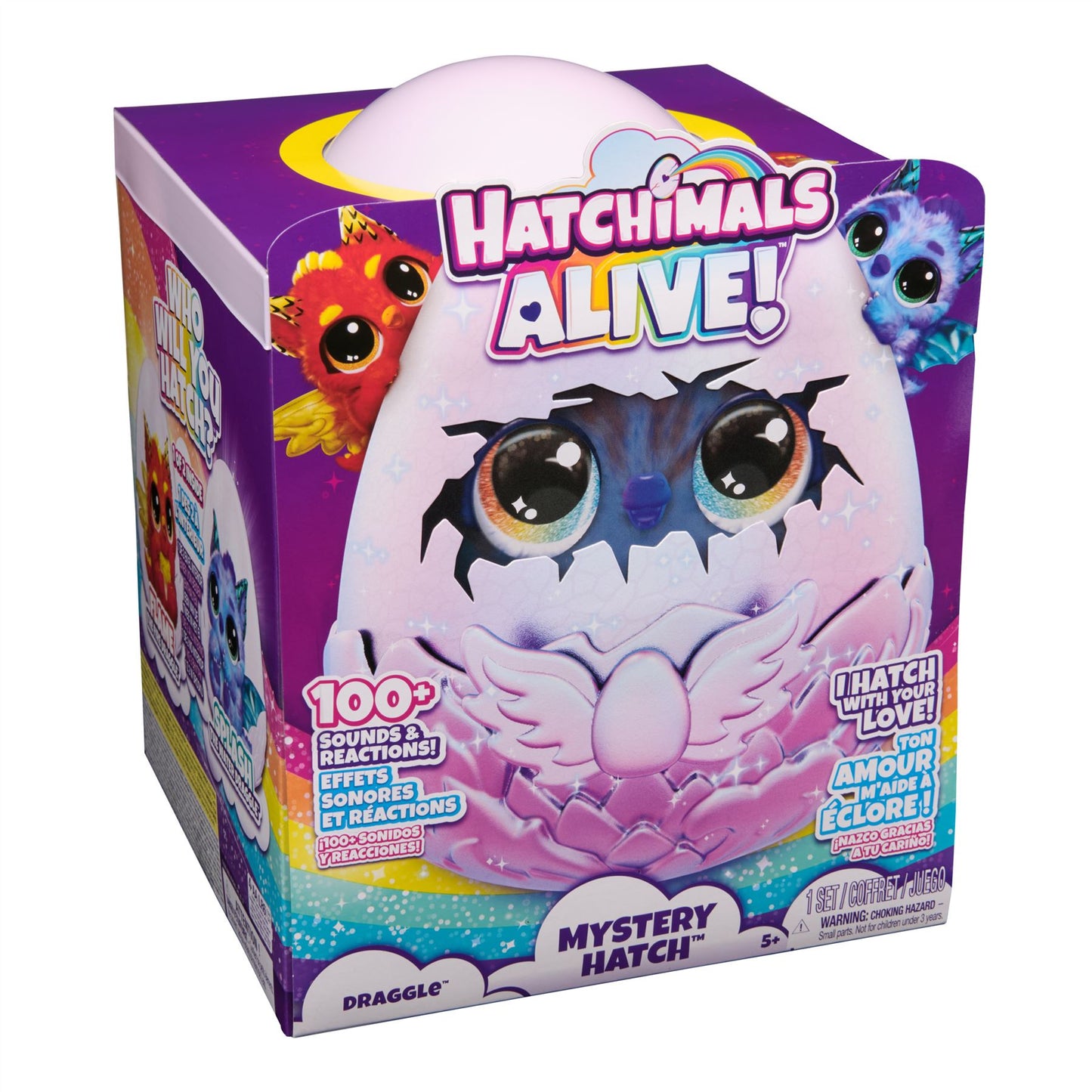 Hatchimals Alive! Mystery Hatch Draggle Electronic Pet 6069282 (Hatchimals)