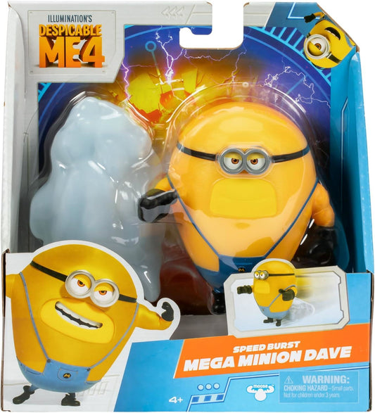 Speed Burst MEGA MINION DAVE 59280 Action Figure (Despicable Me 4)