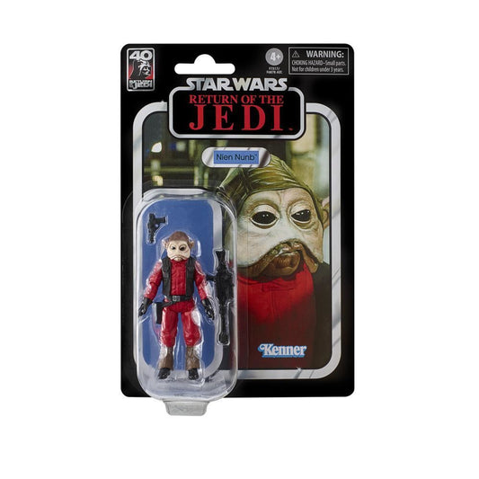 Nien Nunb 4″ Action Figure – Star Wars The Vintage Collection F7317 (Return of the Jedi Kenner-Style Figure by Hasbro)