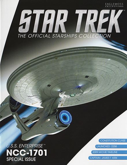 #02 U.S.S. Enterprise NCC 1701 (2009 Movie) Model Die-cast Ship SPECIAL ISSUE (Eaglemoss / Star Trek)