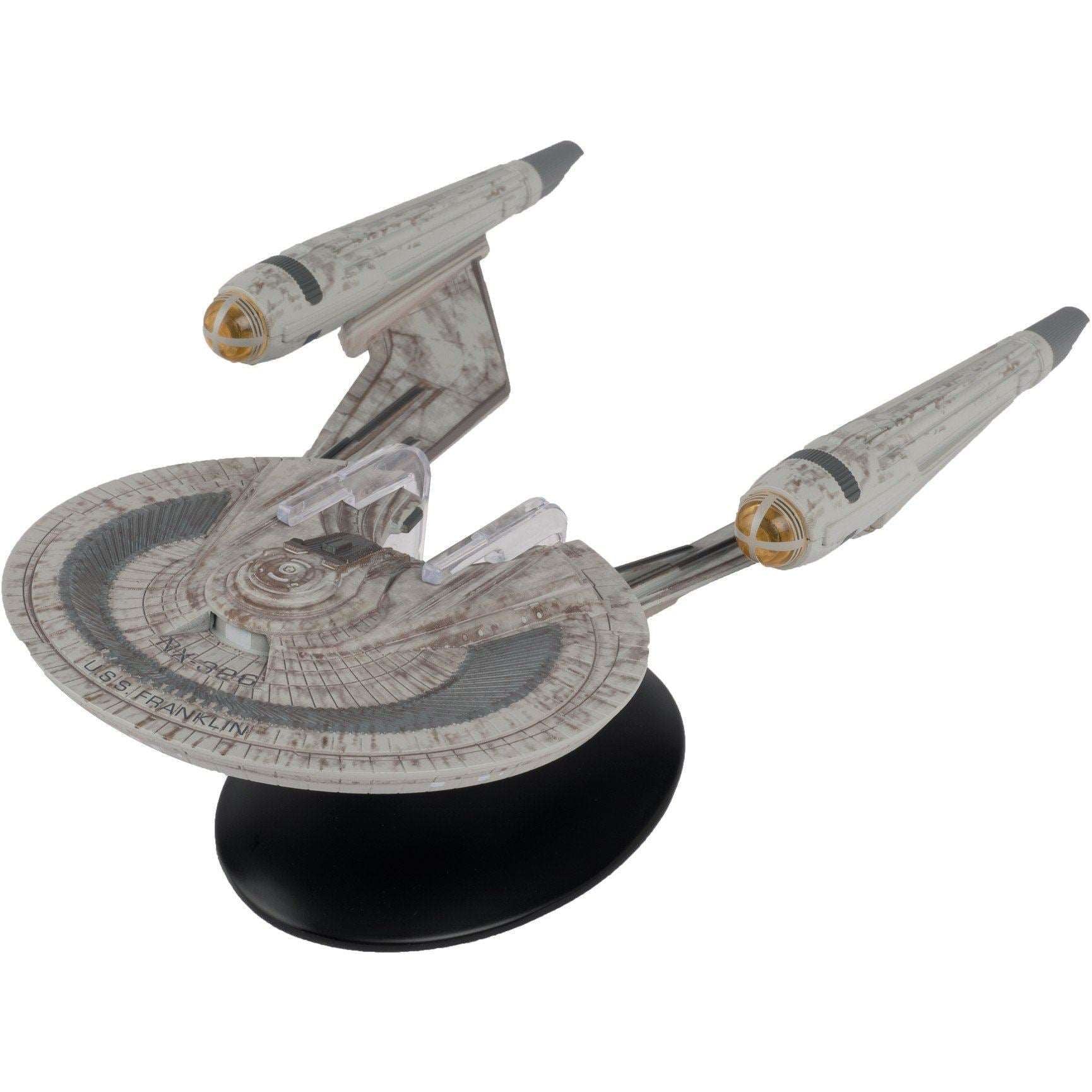 #08 U.S.S. Franklin NX-326 Model Die Cast Ship Eaglemoss Star Trek