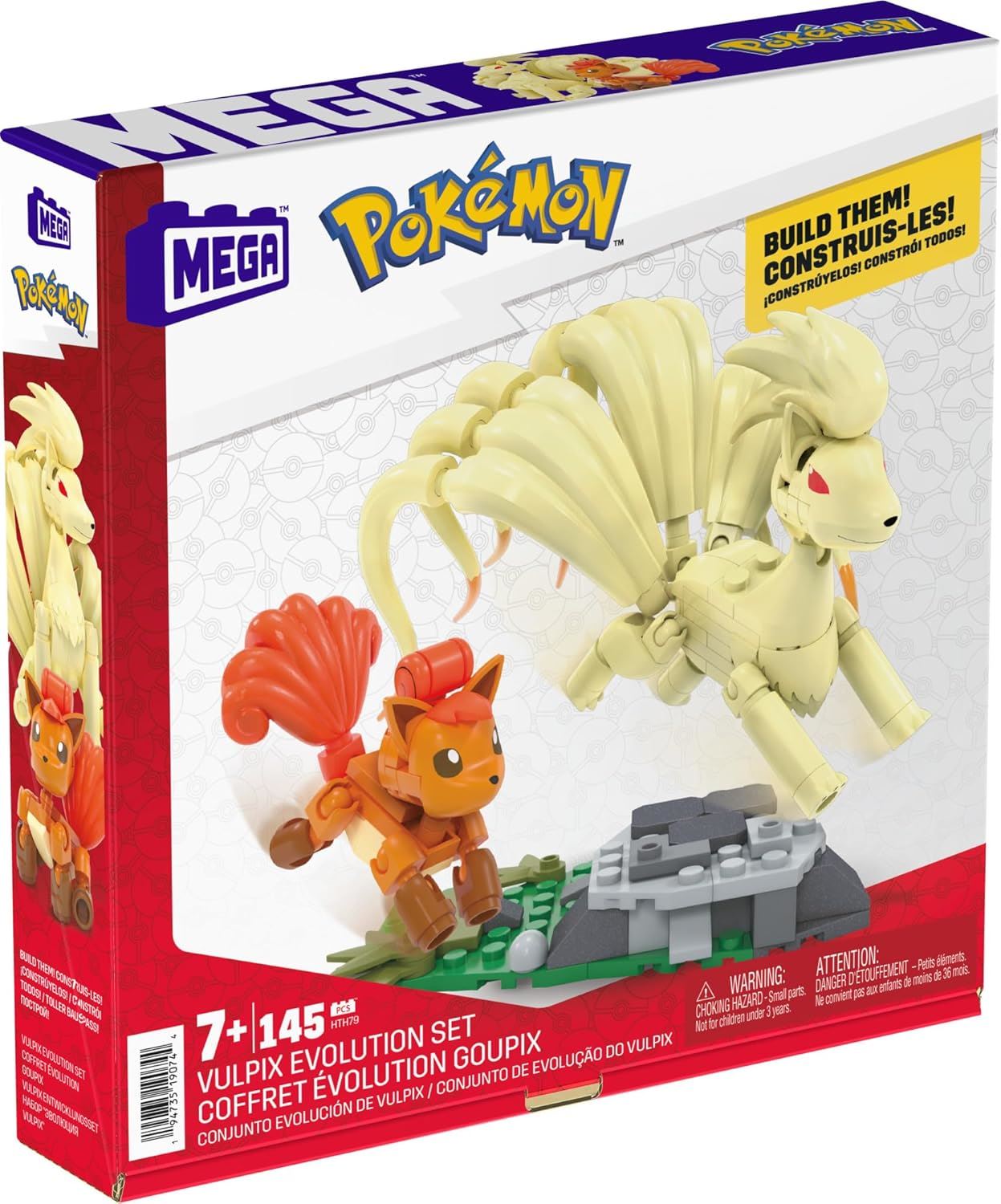 Vulpix Evolution Set HTH79 Pokémon Building Toy Kit (MEGA / Pokemon)