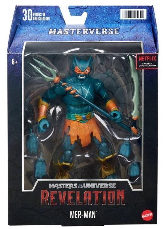 Mer-Man Action Figure HDR43 Masterverse Revelation (Masters of the Universe)