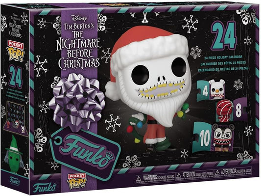 The Nightmare Before Christmas Pocket Pop! Advent Calendar 86098 – Funko Holiday Countdown Set with 24 Mini Figures (TNBC Official Collectible)