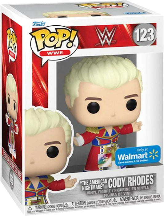 “The American Nightmare” Cody Rhodes #123 Pop! Vinyl Figure 71169 – WWE Special Edition Funko Collectible