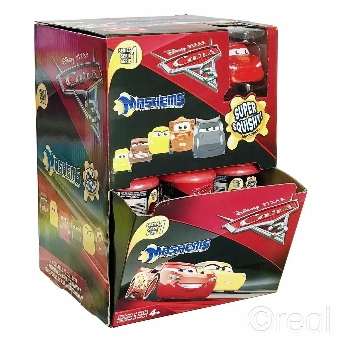 Disney Pixar's CARS 3 - 10 x MASH'EMS Sealed Capsule (Series 1) tech4kids