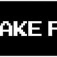 JINX Minecraft I BRAKE FOR PORKCHOP Bumper Sticker (Black)