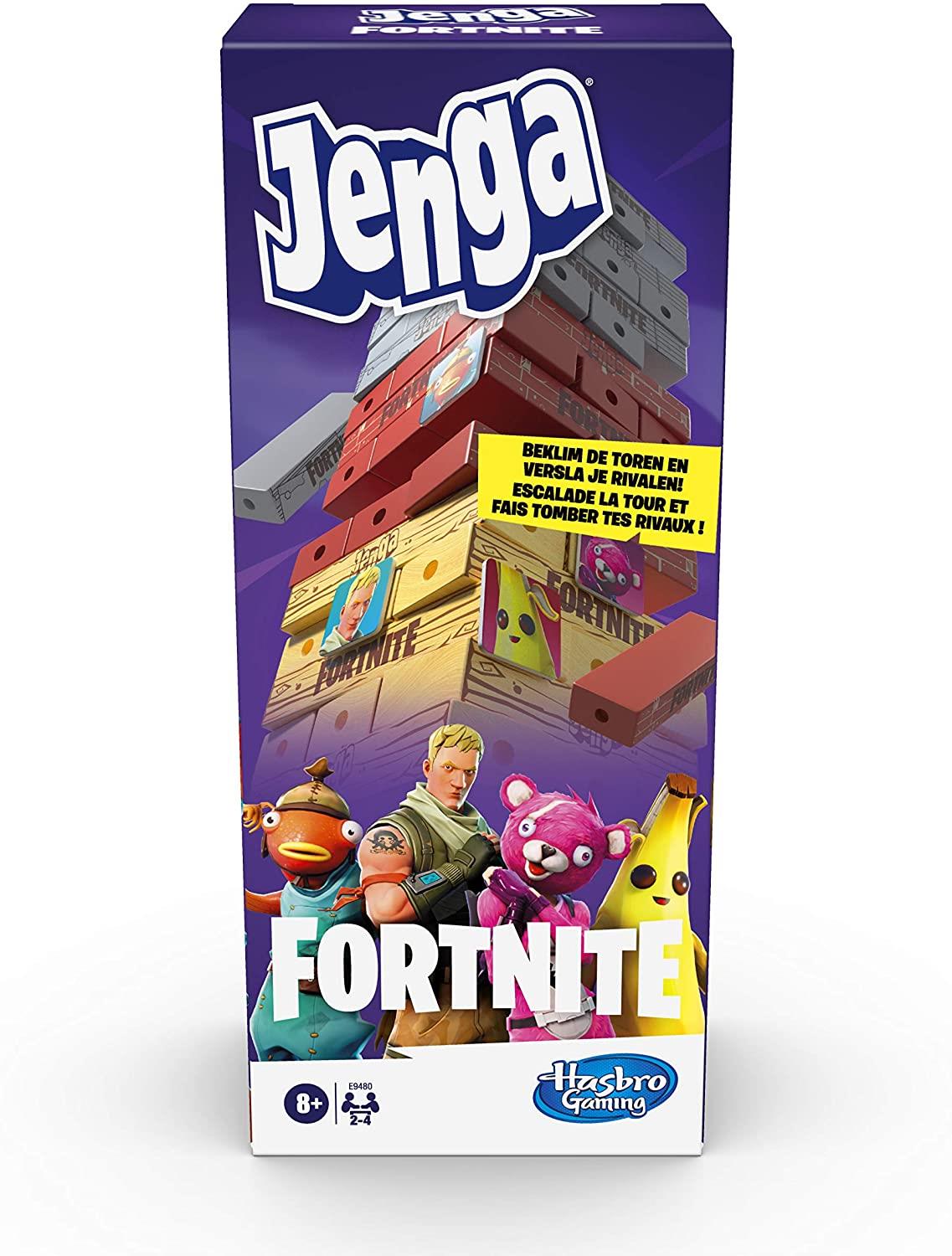 French/German Language JENGA Fortnite Edition Block Stacking Game