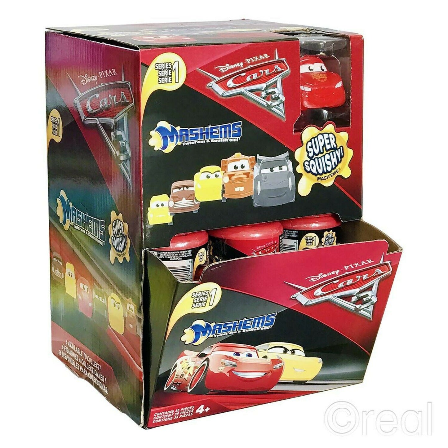 Disney Pixar's CARS 3 - 5 x MASH'EMS Sealed Capsules (Series 1) tech4kids