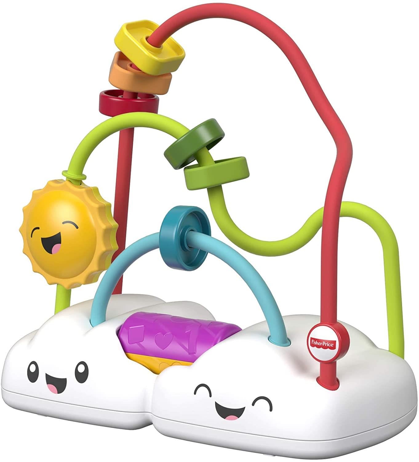 Fisher-Price FYL50 Chasing Rainbows Bead Maze Colourful Infant Baby Toy