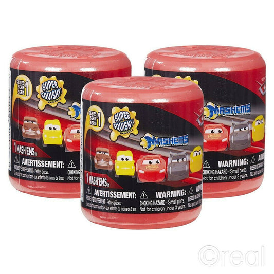 Disney Pixar's CARS 3 - 3 x MASH'EMS Sealed Capsule (Series 1) tech4kids